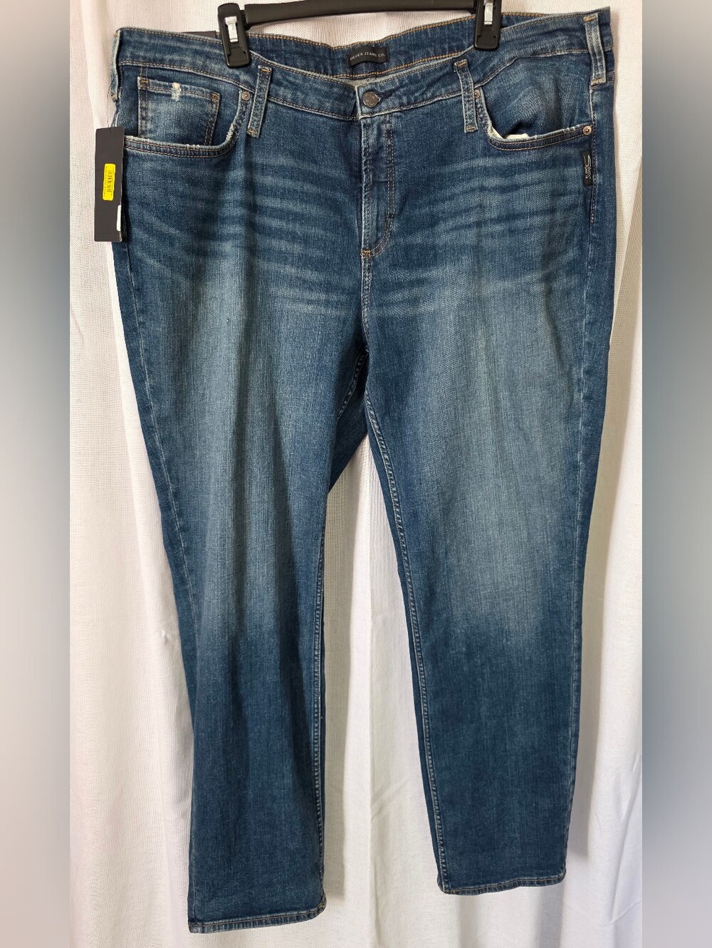 NWT Silver Jeans Co Beau Mid Rise Slim Leg Jeans 20